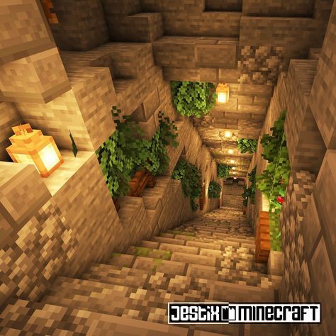 Minecraft Kale, Minecraft Underground, Construction Minecraft, Case Minecraft, Minecraft Decoration, Minecraft Houses Survival, Rumah Minecraft Sederhana, Minecraft Structures, Minecraft Interior