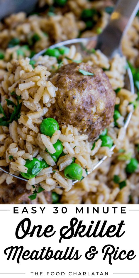 Store Bought Meatballs Frozen, Meatballs And Rice Easy, Healthy Recipes With Meatballs Frozen, Meatballs Over Rice Recipes, Perogies And Meatballs, Healthy Meatballs And Rice, Easy Meatball And Rice Recipes, Meatballs And Rice Casserole, Ground Chicken And Pork Meatballs