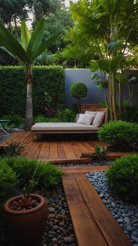 Transform your backyard with modern landscaping designs pool and garden layout ideas for small yards and small yard garden design inspiration Explore small yard plantings patio designs and plans to create a stunning outdoor oasis Modern Hardscape Backyard, Backyard Landscaping No Grass Ideas, Minimalist Backyard Landscaping Design, Small Backyard Inspiration, Small Patio Layout, No Grass Backyard Ideas, Small Yard Garden, Backyard Layout Ideas, Small Zen Garden Ideas