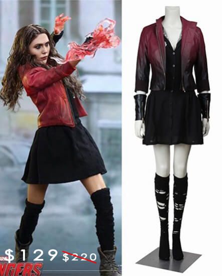 Scarlet Witch Costumes, The Avengers Age Of Ultron, Marvel Inspired Outfits, Scarlet Witch Costume, Scarlet Witch Cosplay, Avengers Outfits, Popular Costumes, Witch Cosplay, The Comfort Zone