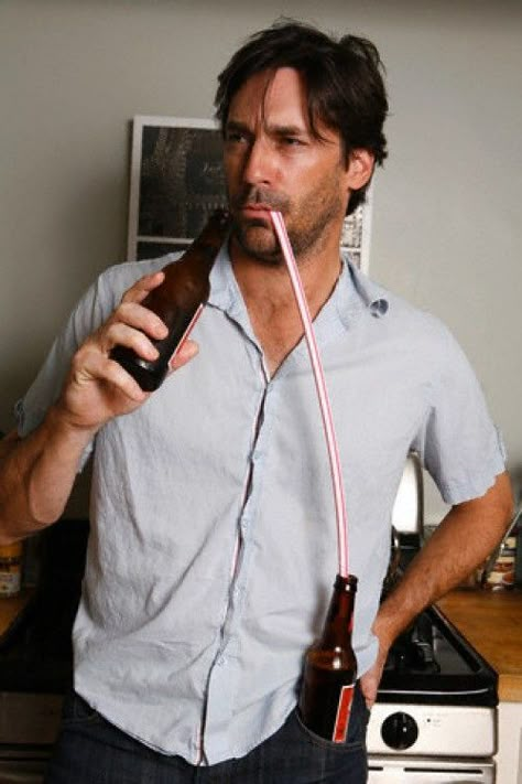 Pixie Stick, John Hamm, Hip Problems, Don Draper, Jon Hamm, Beautiful Man, Man Candy, Drinking Beer, Crafty Things