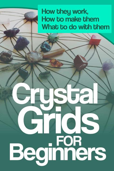 Resin Witchcraft, Crystal Grids For Beginners, Simple Witchcraft, Beginner Witchcraft, Crystals Healing Grids, Release Negative Energy, Crystal Magick, What Are Crystals, Chakra Cleansing