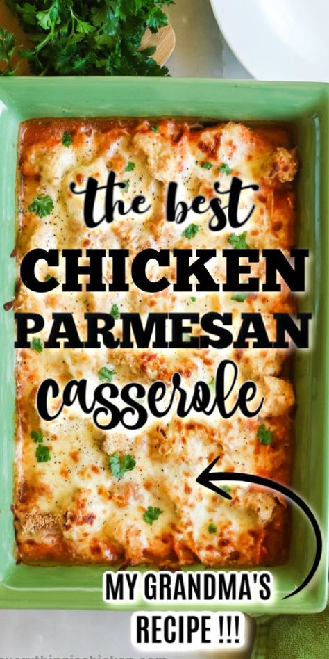 chicken parmesan casserole Easy Chicken Parmesan Casserole, One Pot Chicken Parmesan, Chicken Parmesan Recipe Easy, Easy Chicken Casserole Recipes, Parmesan Casserole, Chicken Casserole Easy, Chicken Parmesan Casserole, Easy Chicken Parmesan, Low Carb Tacos