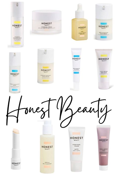 Honest Beauty Skincare, Honest Skincare, Honest Beauty Makeup, Beauty Vitamins, Honest Beauty, Skincare Packaging, Affordable Skin Care, Anti Aging Beauty, Clean Makeup