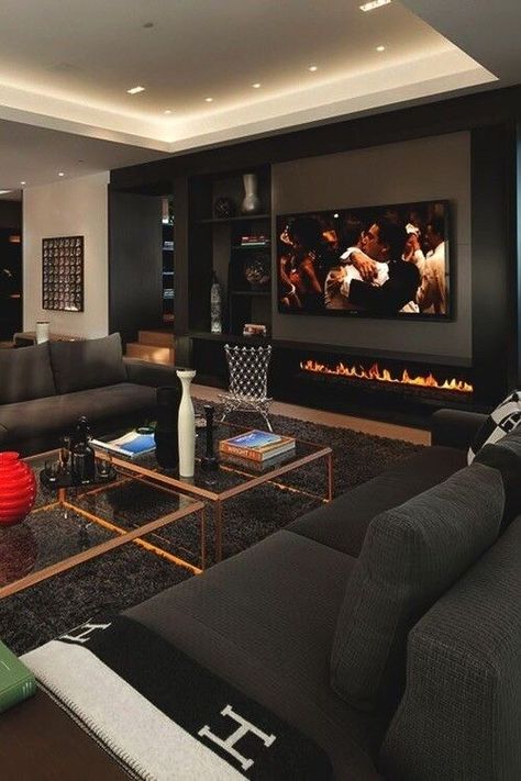 Luxury Living Room Inspiration, Black Living Room Decor, European Living Room, Elegant Living Room Design, Black Living Room, Luxury Living Room Design, Elegant Living Room, Elegant Living, A Living Room