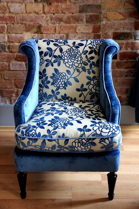 ❤❤❤ armchair by Anna Śpiewak Funky Armchairs, Funky Chairs, Wingback Armchair, Diy Furniture Renovation, Winterthur, Furniture Renovation, Funky Furniture, Chair Upholstery, Beautiful Chair