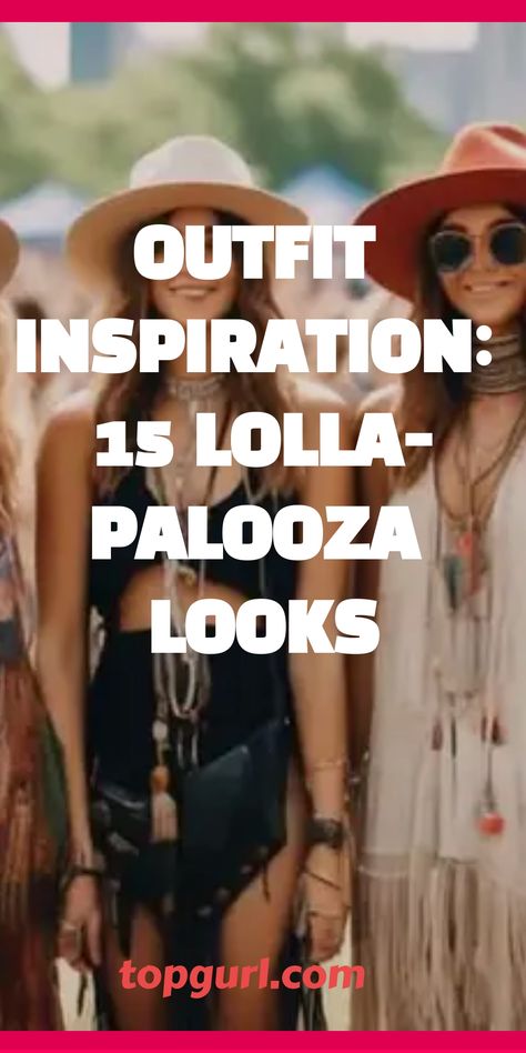 Elevate your Lollapalooza adventure by exploring wardrobe inspirations merging nostalgic ‘90s aesthetics with contemporary style — learn ways to make a statement while staying cozy throughout the festival. Lollapalooza Outfit Ideas 2024, Wonderfruit Festival Outfit, Coachella Black Outfit, Lalapalooza Outfits Chicago, Lollapalooza Outfit Ideas Festival Looks, Festival Vibes Outfit, Beach Music Festival Outfit, 90s Festival Outfit, Lollapalooza Outfit Summer Festival