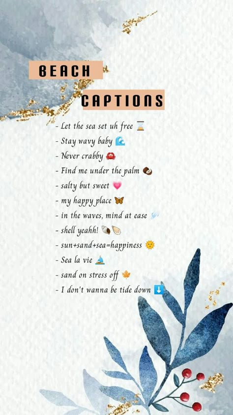 Couples Captions For Instagram, Inspirational Captions For Instagram, Inspirational Captions, Insta Bio Quotes, Caption For Instagram, Beach Captions, One Word Instagram Captions, Short Instagram Quotes, Witty Instagram Captions