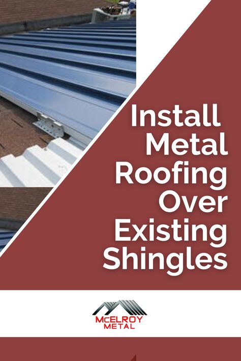 Metal Roofing Fence, Installing Metal Roofing, Metal Roof Insulation, Metal Roof Over Shingles, Handyman Jobs, Diy Metal Roof, Metal Roof Shingles, Metal Roof Construction, Aluminum Roofing