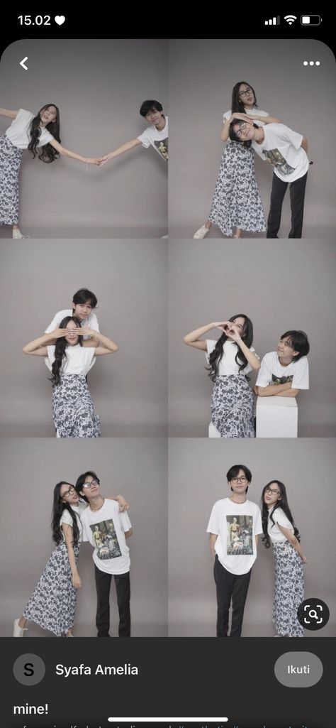 Couple Poses For Self Studio, Self Portrait Poses For Couples, Couple Self Shoot Studio Poses, Photo Studio Couple Pose, Self Portrait Poses Couple, Couple Self Studio Photoshoot Ideas, Self Studio Photoshoot Ideas Couple, Couple Self Photo Studio Ideas, Gaya Foto Couple Studio