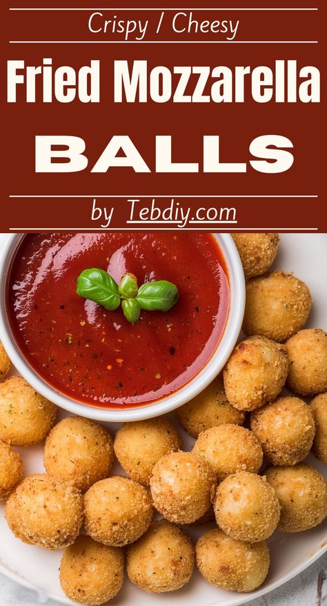 Easy Fried Mozzarella Balls Recipe To Pair With Any Meal How To Use Mozzarella Balls, Mozzarella Pairings, Mozzarella Balls Recipe Baked, Air Fried Mozzarella Balls, Fried Mozzarella Sticks Air Fryer, Mozzarella Dough Balls, What To Do With Mozzarella Balls, Mozzarella Pearls Appetizers, Recipes With Mozzarella Pearls