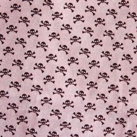 Fabric 85B Pink With Black Skulls Black Pink White Aesthetic, Light Pink And Black Aesthetic, Pink Emo Wallpaper, Black And Pink Background, Pink And Black Background, Pink Black Aesthetic, Black And Pink Aesthetic, Pink Emo, Pink Goth