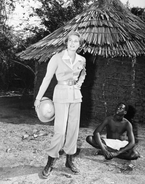 British Country Style, Helen Rose, Princess Grace Of Monaco, Miss Kelly, Grace Of Monaco, Safari Outfit, Hollywood Costume, John Ford, On Safari