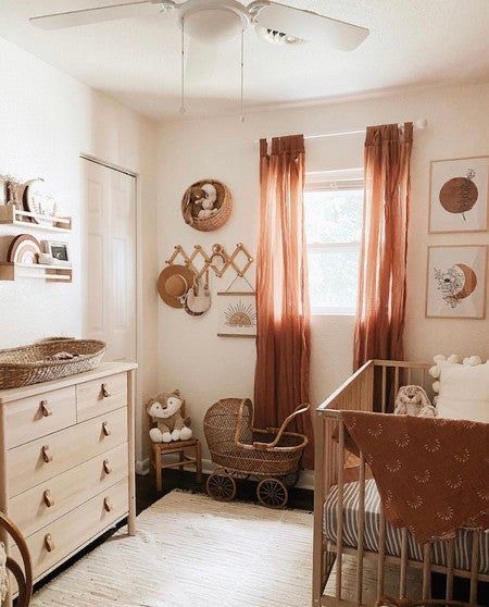 Boho Baby Nursery, Boho Baby Room, Baby Nursery Inspiration, Baby Room Neutral, Western Baby, Baby Room Themes, Baby Twins, Girl Nursery Room, Nursery Room Design