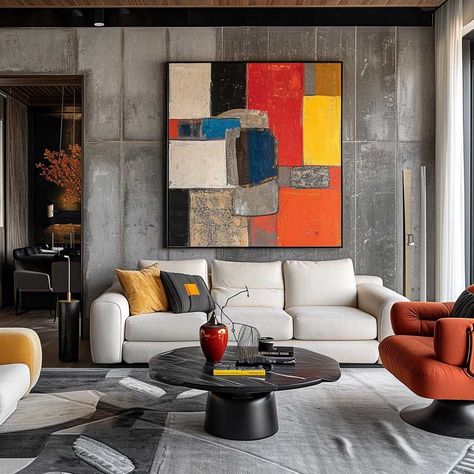 Bringing Modernist Poetry to Life in Contemporary Interiors • 333+ Images • [ArtFacade] Neo Expressionism Interior Design, Art Passion, Home Aesthetics, Rough Linen, Vintage Writing, Lifestyle Ideas, Contemporary Interiors, Contemporary Interior Design, Contemporary Living