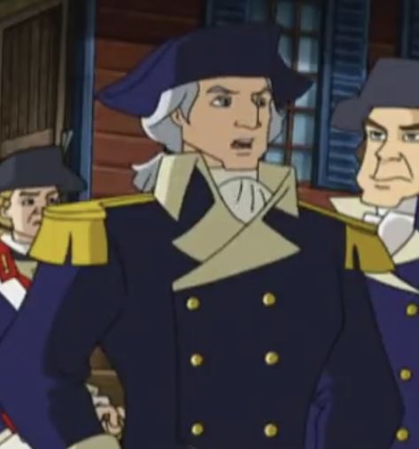 Liberty’s Kids George Washington Hamilton X Washington, Liberty Kids George Washington, George Washington Liberty Kids, George Washington Cartoon, George Washington Hamilton, America Core, George Washington Funny, Hot Takes, Liberty Kids