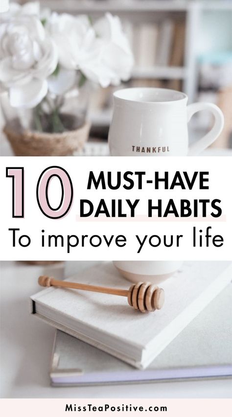 Best Daily Habits, Bullet Journal Tracker Ideas, Journal Tracker Ideas, Daily Habits Of Successful People, Habits To Track, 10 Daily Habits, Good Daily Habits, Good Habits To Start, Habits Of Successful Women