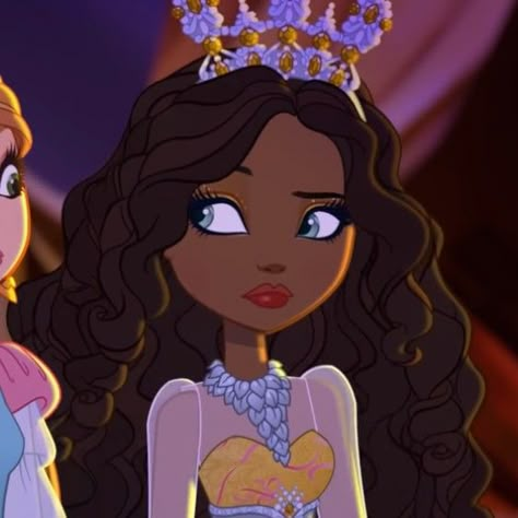 Black Ever After High Characters, Sam + Core + Aesthetic, Justine Dancer, Eah Icons, Ever After High Characters, Ever After High Icons, Tiana Disney, Everafter High, Lizzie Hearts