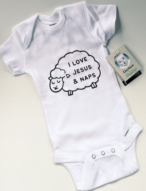 Jesus and Naps Baby Onesie | Etsy Jesus Clothes, Baby Nap, Baby Prep, Boy Onesie, Baby Brother, Baby Life, Baby Shirts