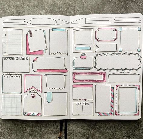 Journaling Planner, Penanda Buku, Kraf Kertas, Bullet Journal Ideas Templates, Bullet Journal Banner, Bond Paper Design, Bullet Journal Mood Tracker Ideas, Bullet Journal Notes, Bullet Journal Paper