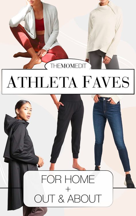 Now on themomedit.com with @athleta. #sponsored #athleta @shopstyle Athleta Pranayama Wrap Outfit, Athleta Capsule Wardrobe, Athleta Venice Jogger Outfit, Athleta Outfits For Work, Athleta Travel Outfit Ideas, Athleta Brooklyn Ankle Pant Outfit, Athleta Joggers Outfit, Athleta Endless Pant Outfit, Athleta Work Outfits