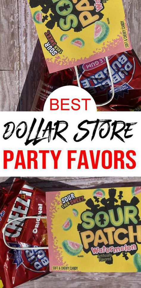 Loot Bag Filler Ideas, Dollar Store Goody Bag Ideas, Teen Boy Party Favors Goody Bags, Candy Goody Bag Ideas, Simple Birthday Party Favors, Cheap Goodie Bag Ideas, No Junk Party Favors, Pinata Stuffers Not Candy, 8 Year Birthday Party Favors