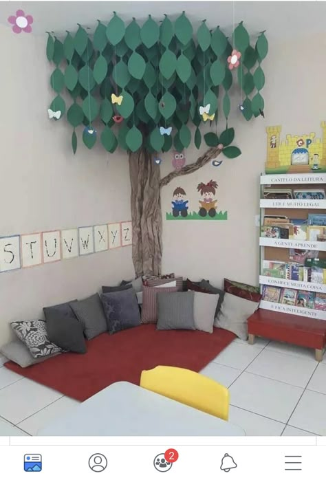 Preschool Rooms, Book Corners, Class Decoration, Creative Classroom, Classroom Setting, Classroom Design, Classroom Setup, Classroom Displays, Reading Corner