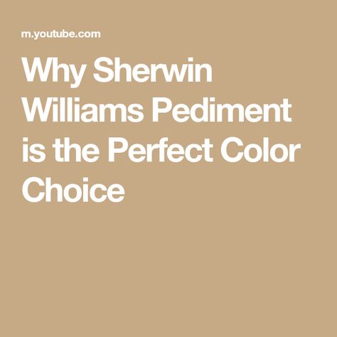 Why Sherwin Williams Pediment is the Perfect Color Choice Pediment Sherwin Williams, Sherwin Williams Pediment, Household Chores, Paint Colors For Home, Sherwin Williams, Color Palettes, House Colors, Color Choices, Custom Color