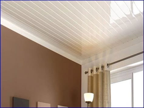 Plastic Ceiling Panels, Ceiling Tiles Bathroom, Pvc Ceiling Panels, Pvc Ceiling Tiles, Plastic Ceiling, Ceilings Design, Pvc Ceiling Design, Modern Bungalow House, Ceiling Design Living Room