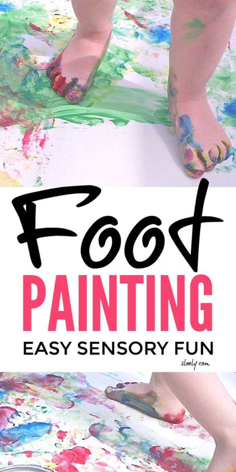 Feet painting for kids is a super easy, gloriously messy, sensory kids painting idea for toddlers that helps them explore colour mixing, mark making and body symmetry. #kidspaintingideas #paintingideas #kidspainting #paintingforkids #toddlerpainting #toddlerplay Observational Learning, Sensory Kids, Sensory Activities For Preschoolers, Toddler Painting, Keepsake Crafts, Sensory Activities Toddlers, Colour Mixing, Kids Painting, Painting Activities