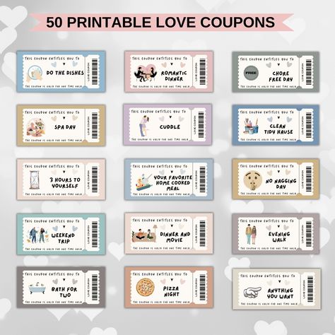 Valentine's Day Coupon Book for Him is a romantic and personalized gift that allows you to express your love and appreciation for your boyfriend in a fun and creative.#datingtips #relationshipgoals #loveanddating #datingadvice #couplegoals Boyfriend Vouchers Coupon Books, Boyfriend Diy Coupons, Boyfriend Birthday Coupons, Diy Tickets For Boyfriend Love Coupons, Love Coupon Ideas For Him, Voucher For Boyfriend Ideas, Gift Coupons Printable, Love Tickets For Boyfriend, Diy Vouchers For Boyfriend