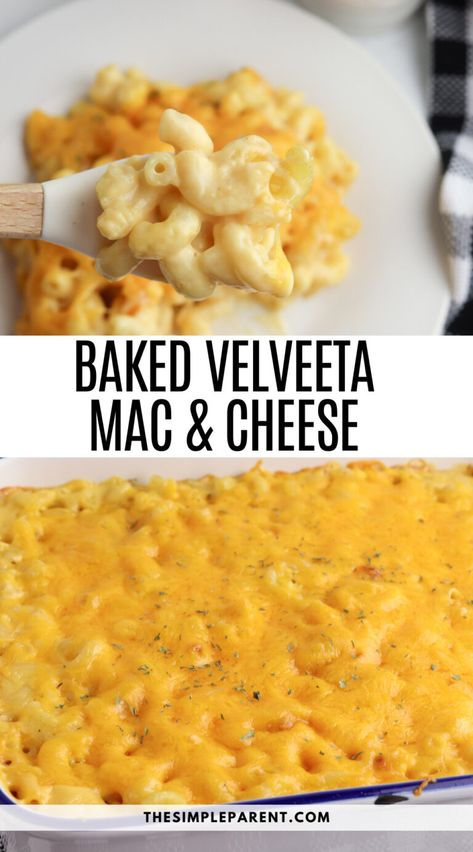 Baked Velveeta Mac and Cheese (Creamiest, Cheesiest, Easiest!) Velveeta Mac N Cheese Recipe, Moms Mac And Cheese, Taste Of Home Mac And Cheese, Mac And Cheese With Velveeta And Cheddar, Velveeta Mexican Cheese Recipes, Six Sisters Mac And Cheese, Creamy Velveeta Mac And Cheese, Mac And Cheese Made With Velveeta, Homemade Mac And Cheese With Velveeta