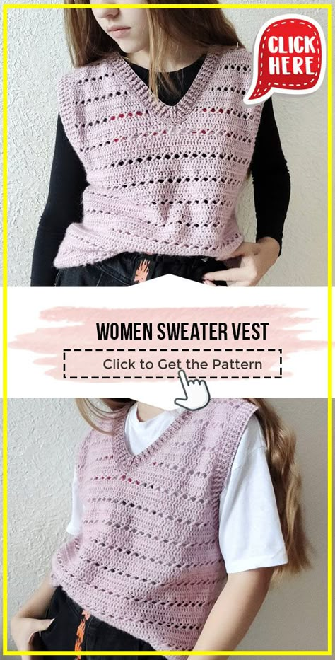 Crochet Vest Outfit, Crochet Vest Pattern Free, Cardigan Tutorial, Crochet Cardigan Tutorial, Simple Cardigan, Learn Crochet, Vest Pattern Free, Crochet Sweater Vest, Crochet Top Outfit