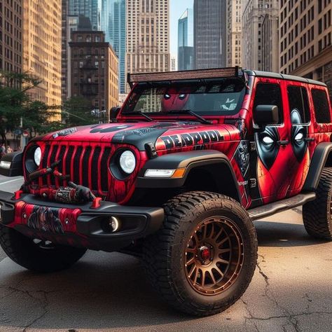 Kylie Courter Red Jeep Wrangler Aesthetic, Marvel Jesus, Custom Jeeps, Jeep Aesthetic, Badass Jeep, Pink Jeep, Jeep Car, Custom Jeep, Cool Jeeps