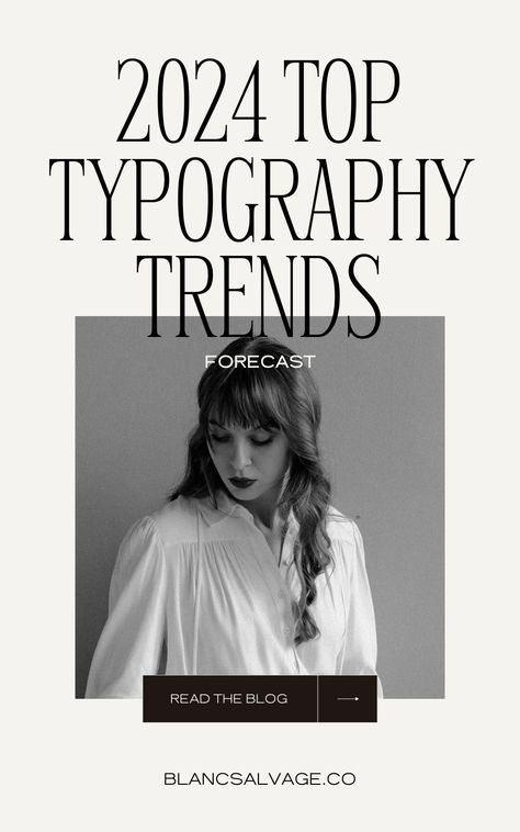 Discover the future of fonts with our predictions for the top typography trends of 2024. Stay trendy and innovative in your designs! Get inspired and stay ahead in design! | font trends | typography inspiration | modern fonts | serif fonts | sans serif fonts | script fonts | display fonts | logo design ideas | brand identity | website typography | font pairing Trendy Fonts 2024, Modern Typography Logo, Trend Font, Modern Web Design Trends, Website Typography, Font Trends, Fonts Logo Design, Typography Trends, Top Free Fonts