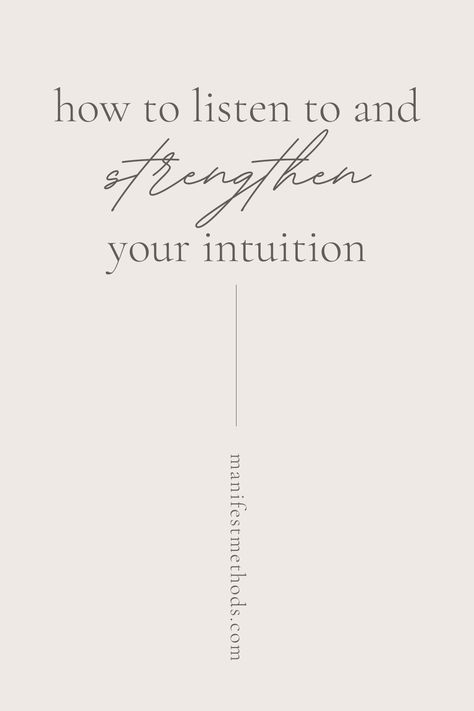 An important first step when connecting with your intuition is to understand the difference between what a “yes” and a “no” response feels like in your body. Learning how to physically feel the difference between the two will help give you confidence that you are correctly interpreting the answer that you’re being given. Read more on the blog! Manifestation | Intuition | Following Your Intuition | Manifest Methods Connect With Intuition, Beginner Manifestation, Manifest Methods, Trust Your Intuition, Manifestation Tips, Muscles In Your Body, Inner Guidance, Body Scanning, Clear Your Mind