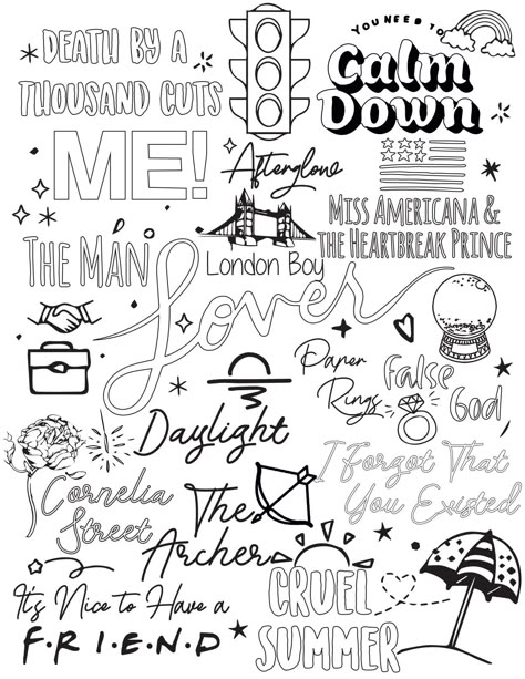 Taylor Swift Red Album, Lyric Drawings, Taylor Swift Games, Taylor Swift Book, Taylor Swift Drawing, Taylor Swift Tattoo, Taylor Swift Song Lyrics, Taylor Swift Party, Taylor Swift Birthday