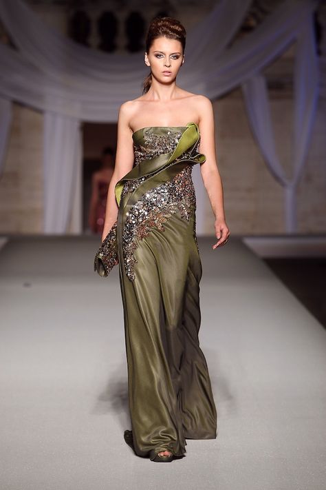 2008 Couture, Julien Fournié, Abed Mahfouz, Bouchra Jarrar, Margaery Tyrell, Love Couture, Stunning Gowns, Green With Envy, Formal Style