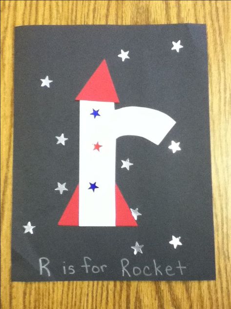 R Is For Rocket, R Activities, Letter R Activities, Songs For Preschoolers, Preschool Letter Crafts, Alphabet Crafts Preschool, Abc Crafts, Best Letter, Alphabet Letter Crafts