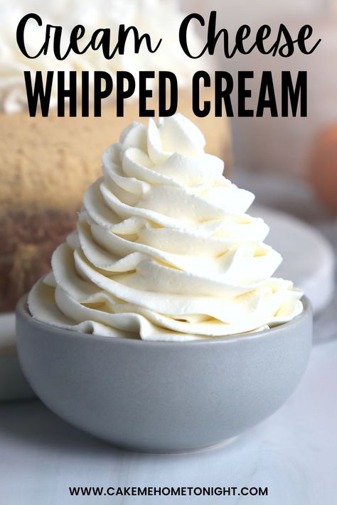 Wiped Cream Frosting Recipes, Whip Cream Cream Cheese Frosting, Cream Cheese Frosting For Layer Cake, Stabilized Cream Cheese Frosting Recipe, Types Of Cream Cheese Frosting, Stabilized Whip Cream Frosting, Cream Cheese Whip Cream Frosting, Whipped Cream Topping For Cake, Whipped Cream Cheese Frosting For Cake