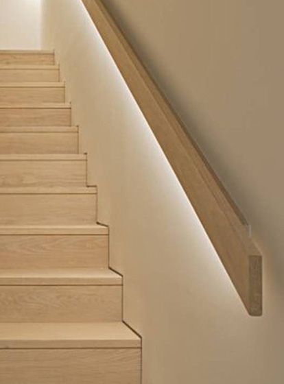 Stairs Handle, Handrail Lighting, Timber Handrail, Oak Handrail, Modern Stair Railing, Wood Handrail, Led Cabinet, Staircase Handrail, Oak Stairs