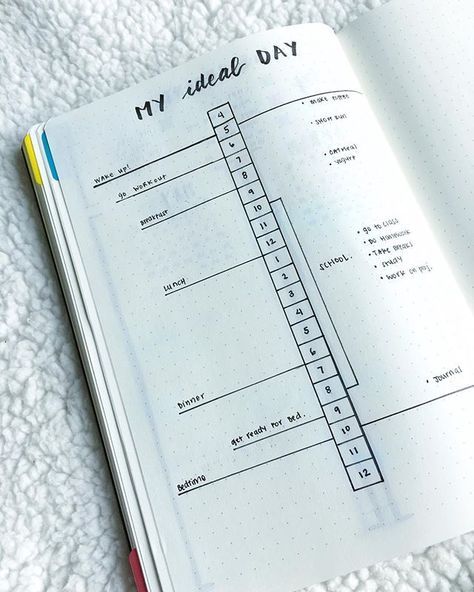 Today is the day. First day of classes. I made an ideal schedule to help remind me what Im supposed to be doing. Since I have different schedules every day I had to cut off a block for just school. I kept it really general but as the first week progresses Ill add more details. . . . . . . #bulletjournal #bulletjournals #bulletjournalss #bulletjournaling #bulletjournallove #bujo #bujoweeklyspread #bujoideas #bujoidealday #bujo2018 #bujosetup #bujotracker #bujomonthly #bujoweekly #bujogram #bujogi Ideal Day Bullet Journal, Bullet Journal Index Page, Ideal Schedule, Bullet Journal Index, Bullet Journal Minimalist, Ideal Day, First Day Of Class, Bullet Planner, Day Schedule