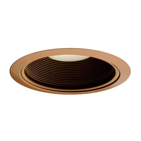 NICOR Lighting 6'' Bronze Baffle Recessed Trim | Wayfair Recessed Shower Lighting, Canned Lighting, Outdoor Recessed Lighting, Recess Lighting, Recessed Lighting Trim, Kitchen Hood Design, Recessed Can Lights, Can Lighting, Shower Lighting