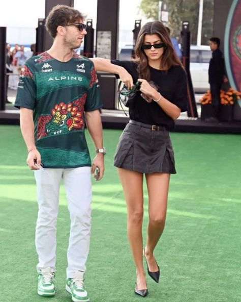 Monaco Gp Outfits, Monaco Grand Prix Outfit, Monaco F1, Race Day Outfits, Clothing Upcycle, Races Style, Upcycle Ideas, Pierre Gasly, Simple Trendy Outfits