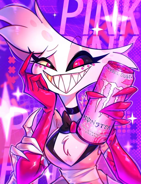 Angle Dust, Hell Of A Boss, Tous Les Anime, Hazbin Hotel Angel, Hazbin Hotel Art, Boss Wallpaper, Hotel Trivago, Monster Hotel, Image Swag