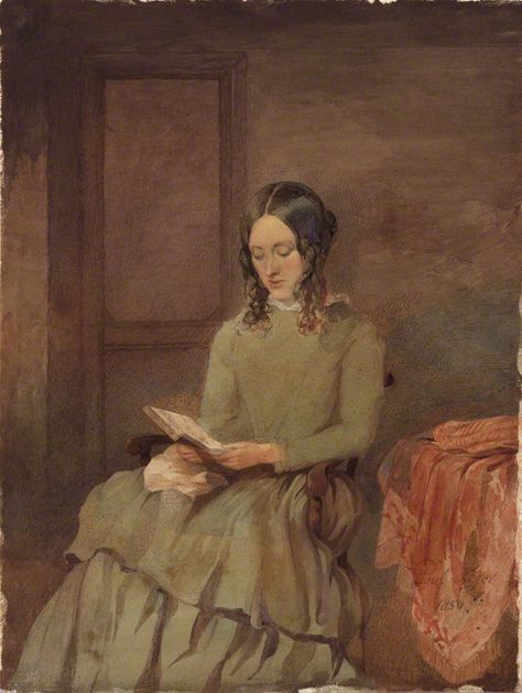 Strongly believed to be Charlotte Bronte | Paul Heger, 1850 Elizabeth Goudge, The Bronte Sisters, Agnes Grey, Anne Bronte, Charlotte Brontë, Bronte Sisters, Art Photography Portrait, Famous Novels, Charlotte Bronte