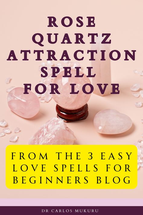 Harness the power of rose quartz to attract love and positivity with our easy attraction spell ✨ Learn more in our blog post on beginner love spells! 🔮 #RoseQuartz #LoveSpells #BeginnerMagic How To Attract Love Spell, Love Spell With Rose Quartz, Attracting Love Spell, Easy Love Spells That Work Immediately, Love Spells For Beginners, Love Spell Jars, Simple Love Spells, Love Attraction Spell, Spell For Love