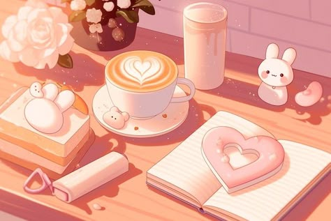 Coffee Shop Anime Background, Cafe Window Aesthetic, Coffee Banner Aesthetic, Coffee Wallpaper Laptop, Kawaii Desktop Wallpaper Hd, Kawaii Pc Wallpaper, Food Desktop Wallpaper, Anime Backgrounds Cafe, Anime Coffee Shop