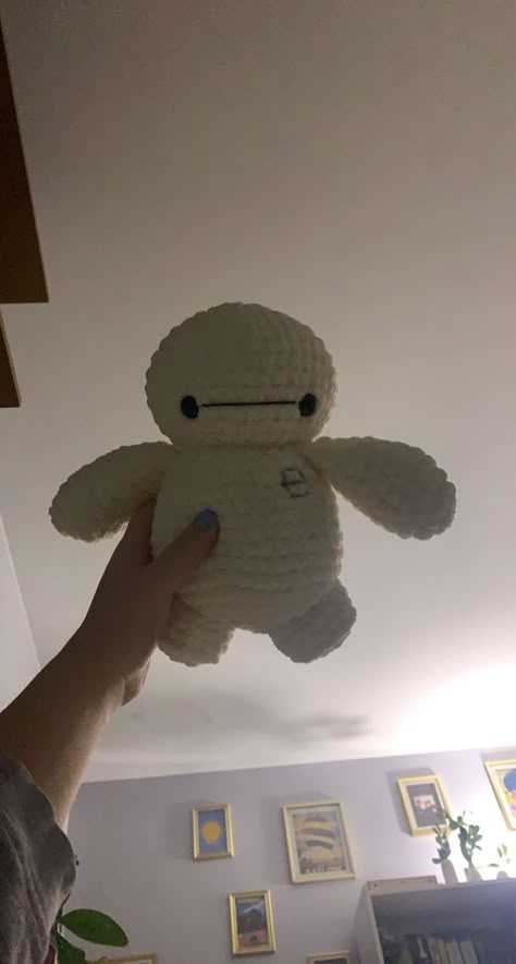 Baymax Crochet, Easy Crochet Animals, Crochet Design Pattern, Kawaii Crochet, Beginner Crochet Projects, Crochet Fashion Patterns, Baymax, Fun Crochet Projects, Diy Crochet Projects