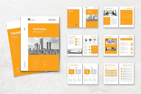 16 Best Free Construction Proposal Templates to Download Now for 2020 Construction Proposal, Free Business Proposal Template, Free Proposal Template, Proposal Brochure, Photography Portfolio Template, Proposal Cover, Project Proposal Template, Trifold Brochure Design, Proposal Design